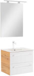 Leziter Mobilier complet de baie Vario Clam 60 stejar-alb (Vario034-k)