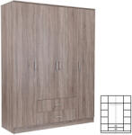 Leziter Dulap Miami 160x205 cm stejar York-stejar York (LMGSZ160YTYT) Garderoba