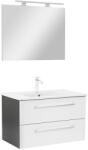 Leziter Mobilier complet de baie Vario Clam 80 antracit-alb (Vario067-k)