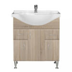 Leziter Dulap inferior Bianca Plus 75 cu lavoar, culoare stejar sonoma (B75ASTST)