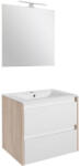 Leziter Porto Prime 60 complet stejar sonoma alb (POPR60STF)