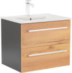 Leziter Dulap inferior Vario Clam 60 cu lavoar antracit-stejar (Vario033)