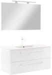 Leziter Mobilier complet de baie Vario Clam 100 alb-alb (Vario100-k)