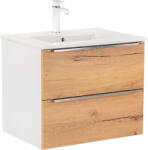 Leziter Dulap inferior Vario Trim 60 cu lavoar, stejar alb (Vario012)