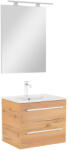 Leziter Mobilier complet de baie Vario Clam 60 stejar-stejar (Vario036-k)
