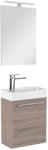 Leziter Mobilier de baie fantastic Melanie cu oglindă, culoare stejar York (FANTASTIC40AYTYT_MEL40T)