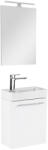 Leziter Mobilier de baie fantastic Melanie cu oglindă, alb (FANTASTIC40AFF_MEL40T)