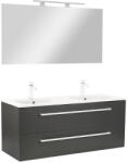 Leziter Mobilier complet de baie Vario Clam 120 antracit-antracit (Vario140-k)