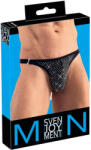 Svenjoyment - strasszos férfi tanga (fekete) - szexshop - 10 890 Ft