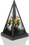 Family Halloween-i LED lámpás - boszorkány - melegfehér - fekete - 9, 5 x 9, 5 x 17 cm - 2 x AAA (56549C) - platinashop
