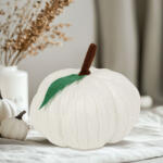 Family Halloween-i tök dekoráció - fehér - 20 cm (58335B) - platinashop