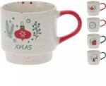 Gastro Cană cu toartă, Crăciun, ceramică, 2 buc, conținut: 0, 35 l, Înălțime: 95 mm, diametru: 65 mm