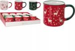 Gastro Ceașcă cu toartă Crăciun, ceramică, modele variate, înălțime: 80 mm, lungime: 110 mm