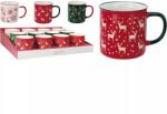 Gastro Ceașcă cu toartă Crăciun, ceramică, modele variate, înălțime: 98 mm, lungime: 135 mm
