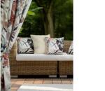 Eurofirany Garden kültéri párnahuzat vízálló anyagból Fehér 45x45 cm