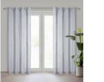 EUROFIRANY Neli fényáteresztő függöny Ezüst 140x250 cm