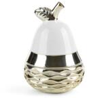 Eurofirany Doly kerámia tál Fehér 14x14x20 cm