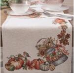 EUROFIRANY Tök mintás gobelin asztalterítő Natúr 40x100 cm +/-5%