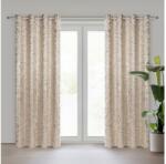 EUROFIRANY Milena bársony sötétítő függöny Bézs 140x250 cm