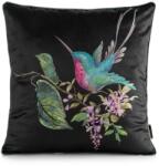 Eurofirany Velvet177 bársony párnahuzat Fekete 45x45 cm