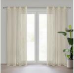 EUROFIRANY Mirella bézs fényáteresztő függöny 140x250 cm