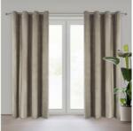 EUROFIRANY Melanie barna sötétítő függöny bársony 140x250 cm