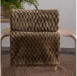 EUROFIRANY Cindy6 puha plüss takaró Sötétbarna 200x220 cm