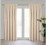 EUROFIRANY Reina Eva Minge függöny Bézs 135x270 cm