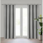 EUROFIRANY Nerisa sötétítő függöny Ezüst 140x250 cm