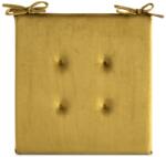 EUROFIRANY Gaja ülőpárna Mustársárga 40x40x3 cm