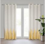 EUROFIRANY Imani vászon függöny Natúr 135x250 cm