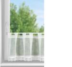 EUROFIRANY Suzan vitrázs konyhai függöny Fehér 40x150 cm