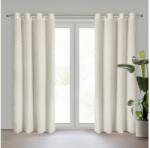 EUROFIRANY Tiffany Eva Minge függöny Krémszín 135x250 cm