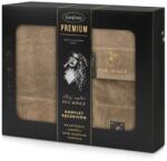 Eurofirany Gaja Eva Minge 3Db-os pamut törölköző szett Bézs