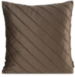 Eurofirany Nala3 bársony párnahuzat varrott mintával Világosbarna 45x45 cm