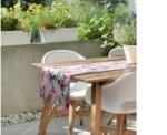 EUROFIRANY Garden34 kültéri asztalterítő Rózsaszín 40x140 cm