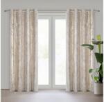 EUROFIRANY Sofi bársony sötétítő függöny Krémszín 135x250 cm