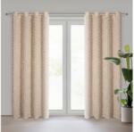 EUROFIRANY Aurelia Eva Minge függöny Bézs 135x250 cm