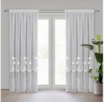 EUROFIRANY Avril díszes fényáteresztő függöny Fehér 140x270 cm