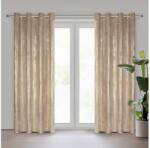 EUROFIRANY Renia bársony sötétítő függöny Bézs 140x250 cm