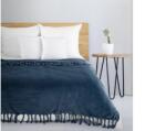 EUROFIRANY Emma rojtos puha takaró Gránátkék 150x200 cm
