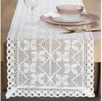 EUROFIRANY Martha asztalterítő Fehér 40x180 cm