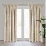 EUROFIRANY Renia bársony sötétítő függöny Világosbézs 140x270 cm