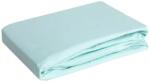 EUROFIRANY Jersey pamut gumis lepedő Menta 240x220 cm + 30 cm