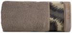 Eurofirany Eva24 minőségi pamut törölköző Sötét bézs 50x90 cm