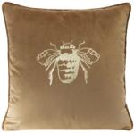 Eurofirany Blink14 bársony párnahuzat Sötét bézs 45x45 cm