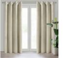 EUROFIRANY Melanie bársony sötétítő függöny Krémszín 140x250 cm