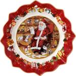 Villeroy & Boch Bol Toy's Fantasy Santa Reads 25 cm roșu (14-8332-3635) Castron