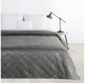 EUROFIRANY Luiz bársony ágytakaró fényes mintával Acélszürke 200x220 cm