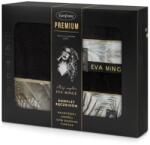 Eurofirany Eva17 3Db-os pamut törölköző szett Fekete